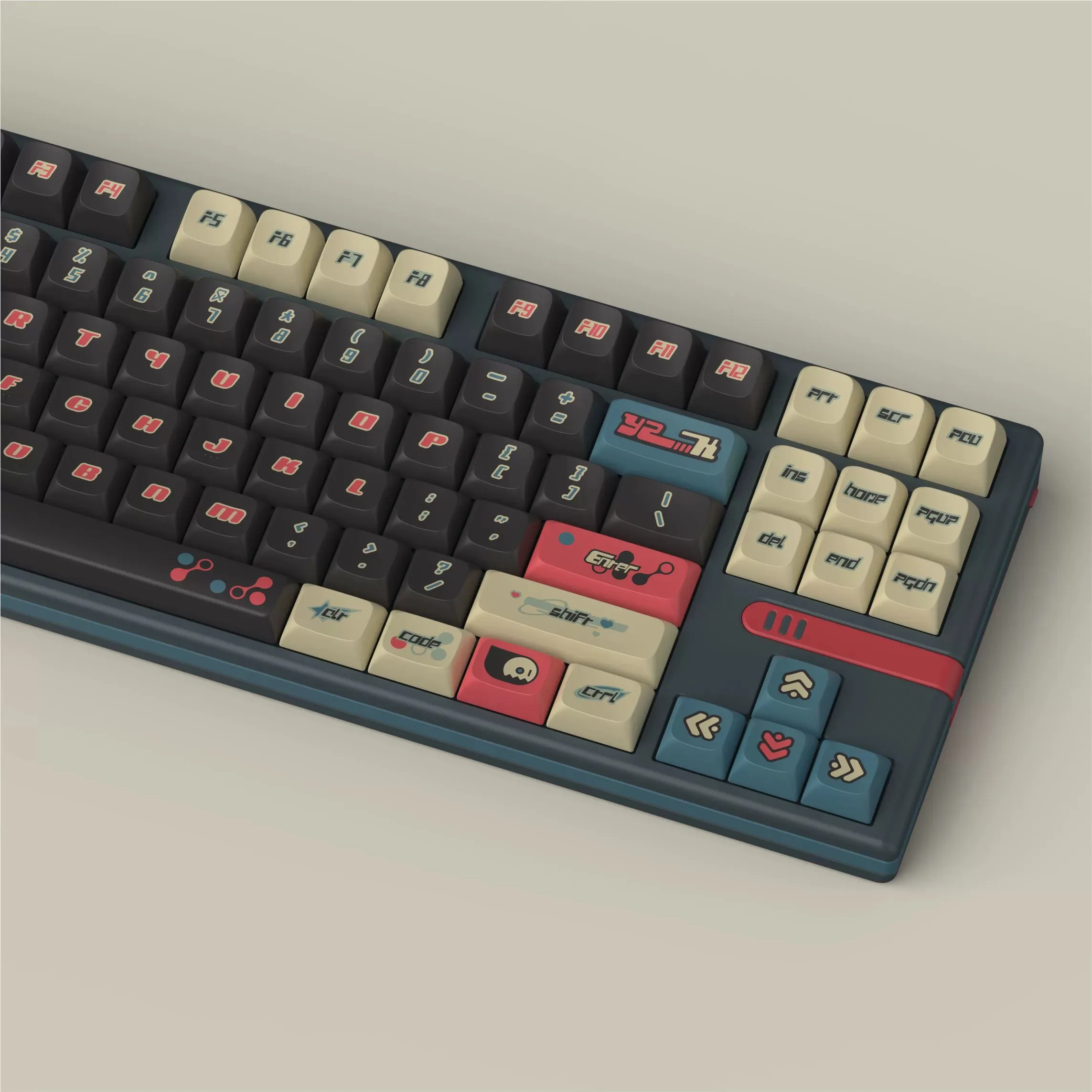 

170 key wave beyond five-sided sublimation keycap KDA height PBT original ball cap
