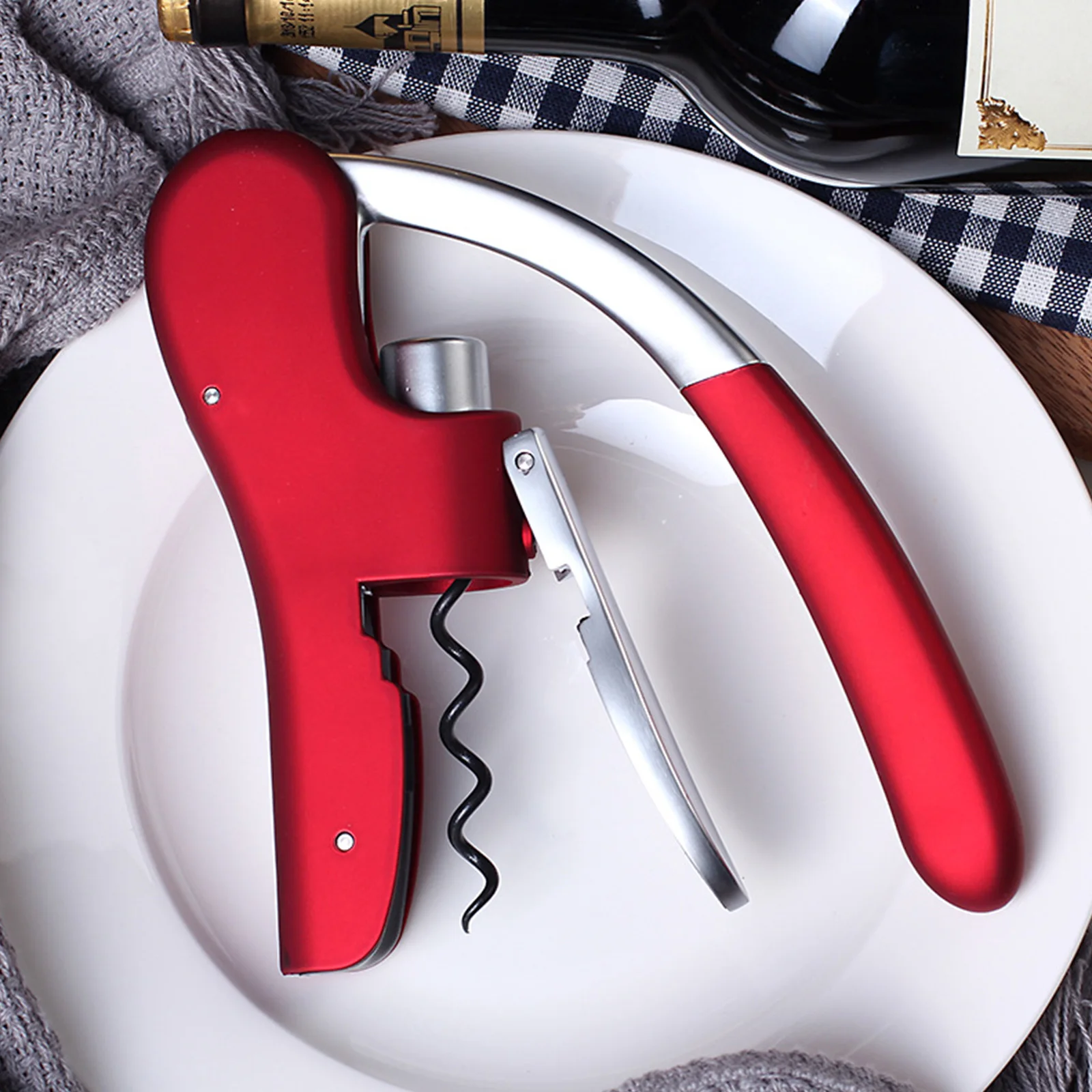 Multifunction Bottle Opener Professional Lever Red Wine Bottle Opener Wine Corkscrew Air Pump Accessories Bar Kitchen Gadget