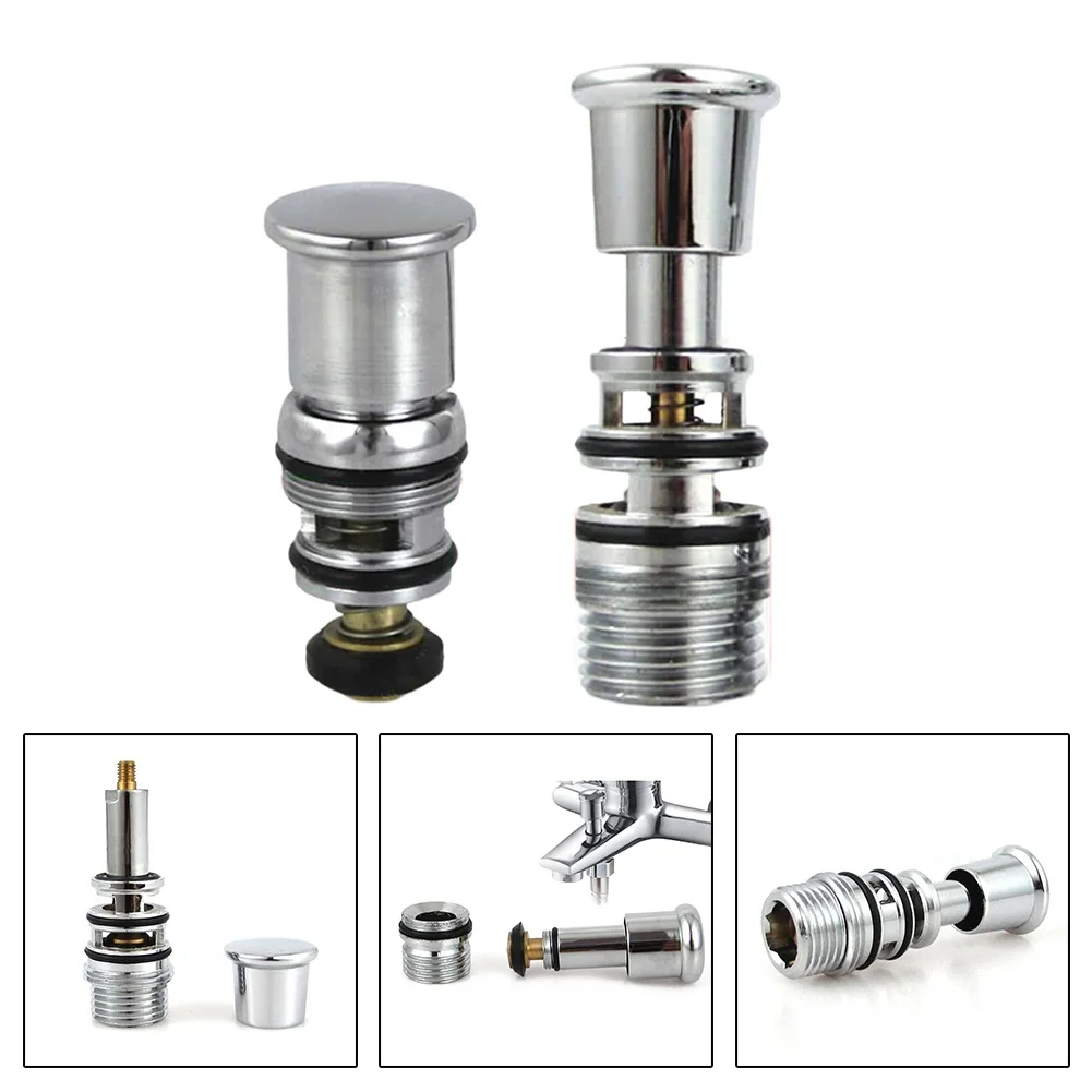Shower Switch Valve Spring-Loaded Pull-Up Water Diverter Shower Switch Valve Lifting Water Separator Faucet Water Core