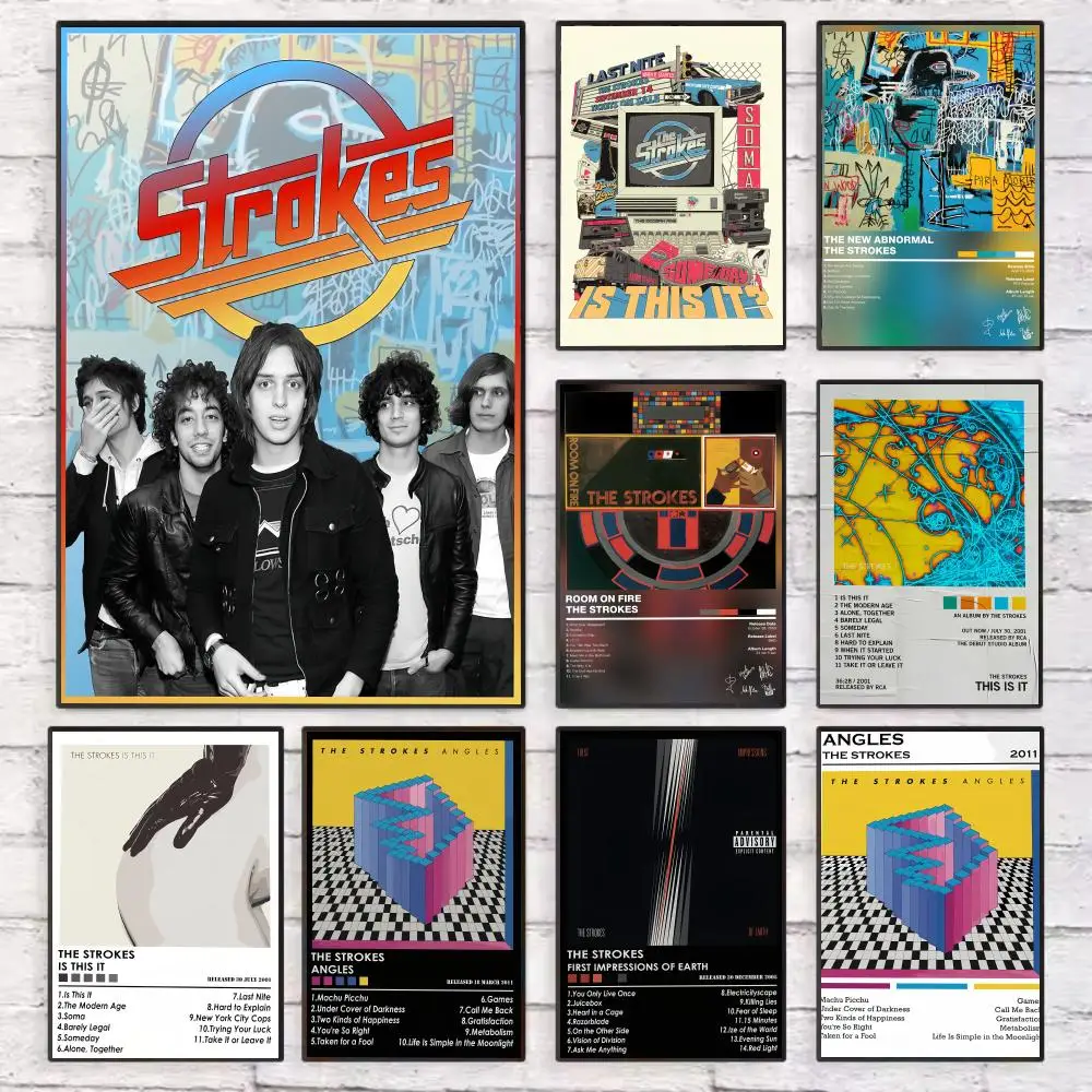 Постер американской рок-группы The Strokes для декора