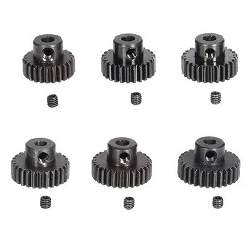 Motor Teeth 24T,25T,26T,27T,28T,29T Motor Shaft Bore Diameter 3.175Mm For 1/10 Series Remote Control Cars M0.53 Parts