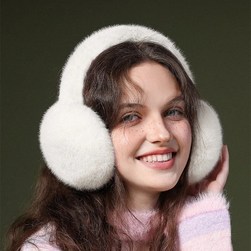 

New Thermal Earmuffs All-Match Autumn&Winter Cycling Thickened Ear Bags Imitation Rabbit Marten Ear Muffs