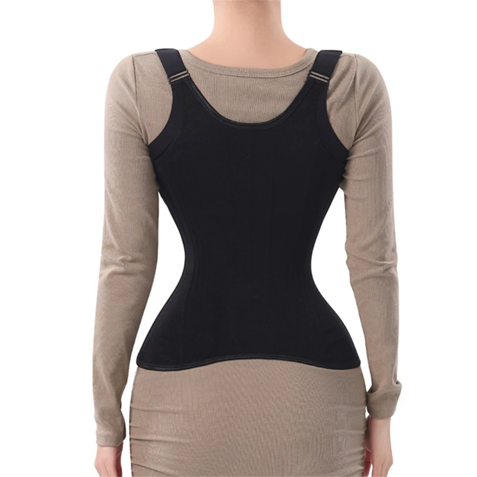 Becirzet Damen-Gürtel Taillentrainer Körperformer Bauchkontrolle Ärmelloses Tanktop Shapewear Damen-Modelliergurt Unterwäsche – Detail 12
