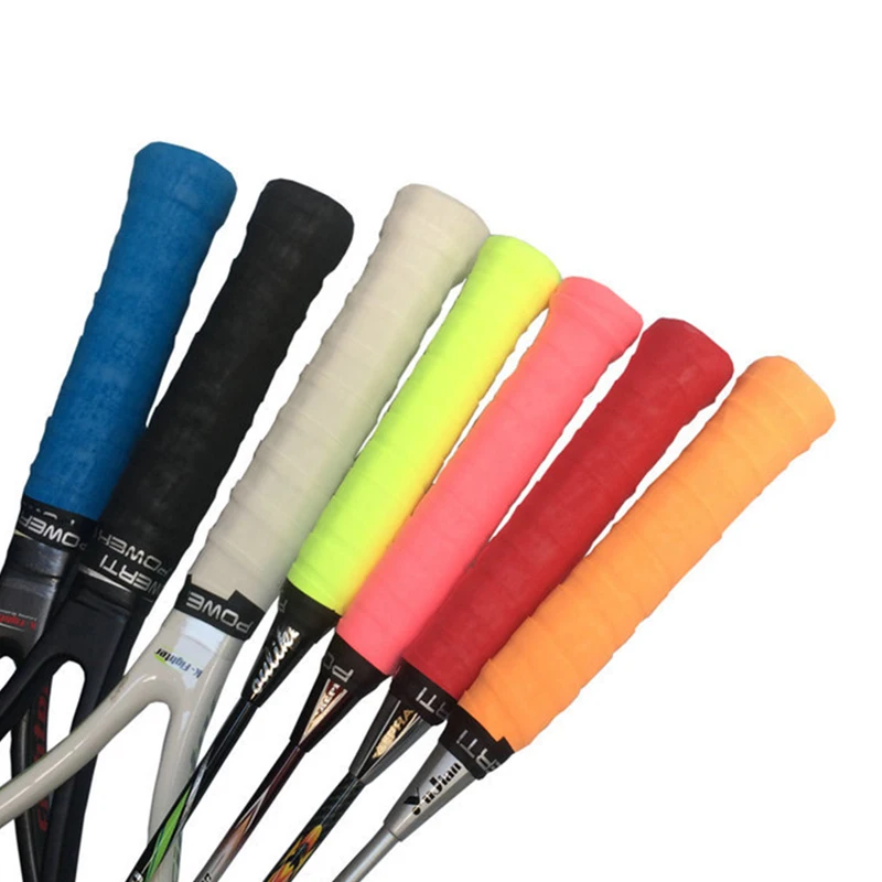 6pcs/Bag Badminton Racket Hand Gel Tennis Racket Sweatband Hand Gel Frosted Dry