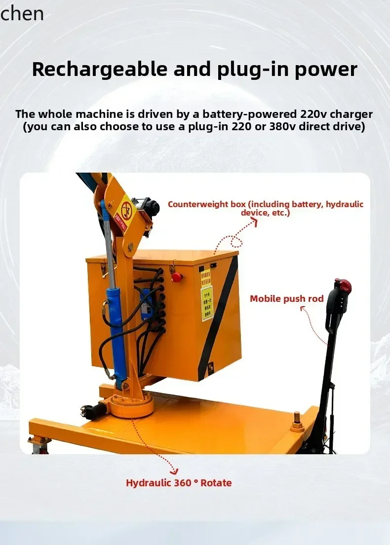 DSA-- Small Mobile Lifting Equipment Maintenance Full Hydraulic Hoisting Cargo