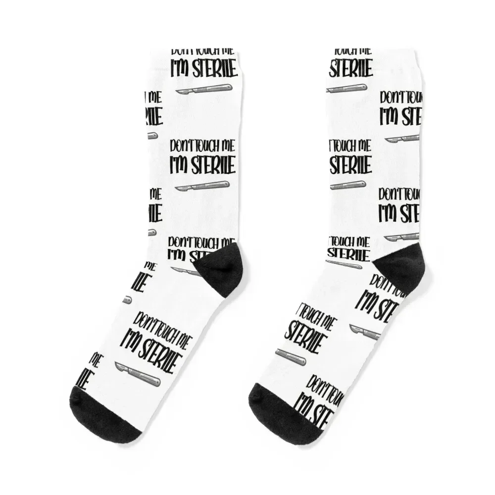 

Surgical Tech OR Surgical Technologist Scrub Tech Socks floral tennis funny gift funny gifts Men Socks Women's
