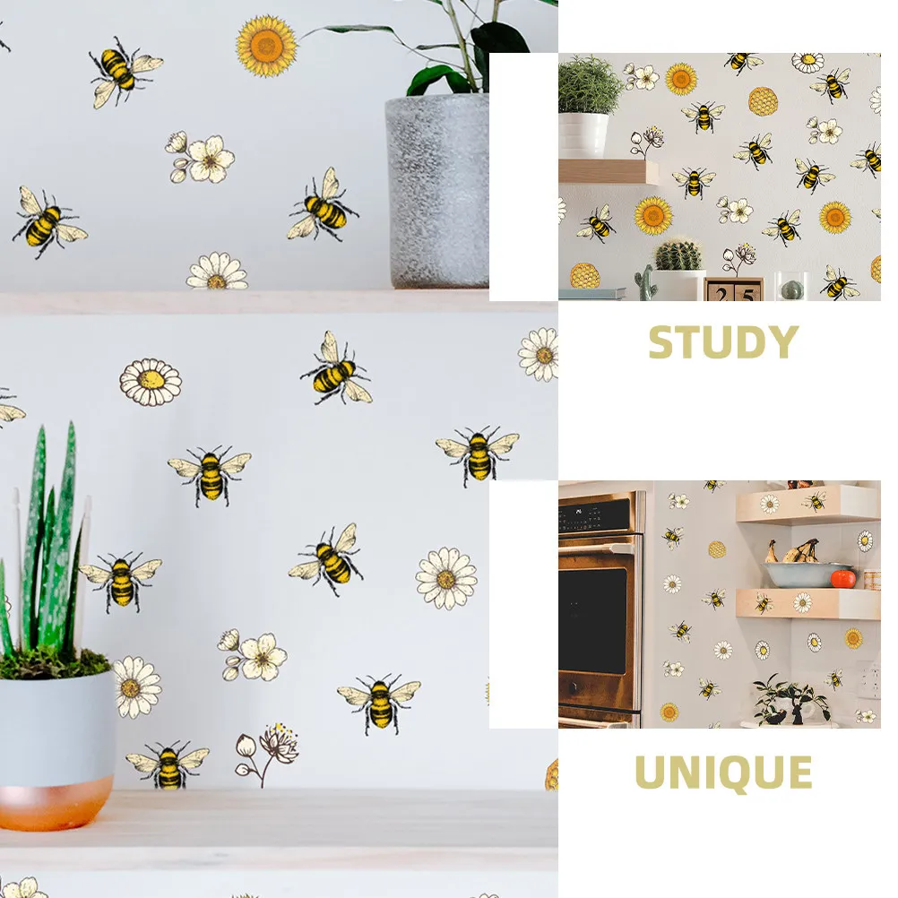 Nursery Wall Stickers Cute Decals Garden Flower DIY PVC Flowers Mother's Day Sunflower view 3