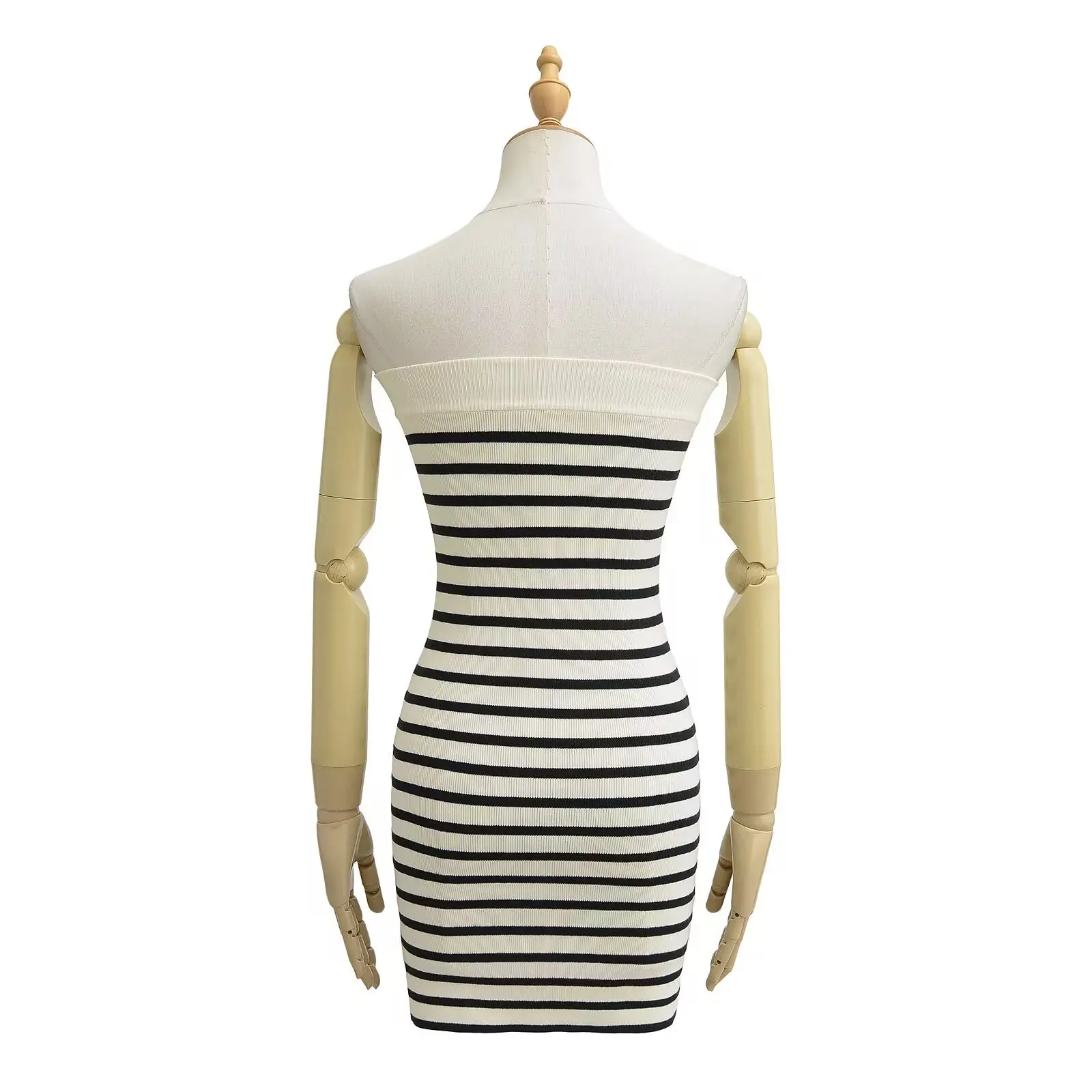 

Sexy Pure Desire Classic Striped Color Blo Tube Dr Women's ort Skirt Svel Bal Wrap Chest Bodycon Skirt