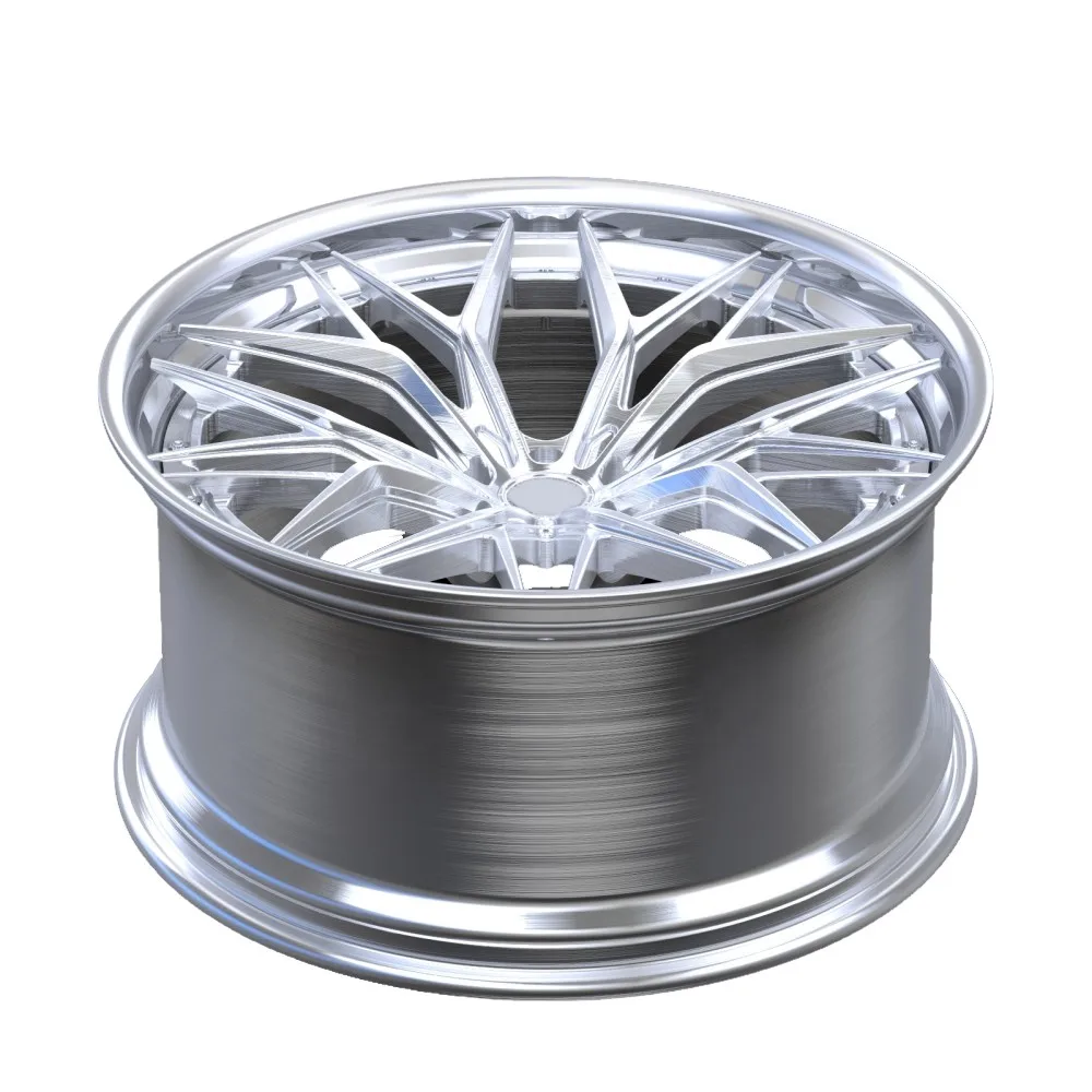 Forged Wheels Rim Polished Chrome 2 Piece Concave Forged Passenger Car Wheels for All Car,Perfect installation