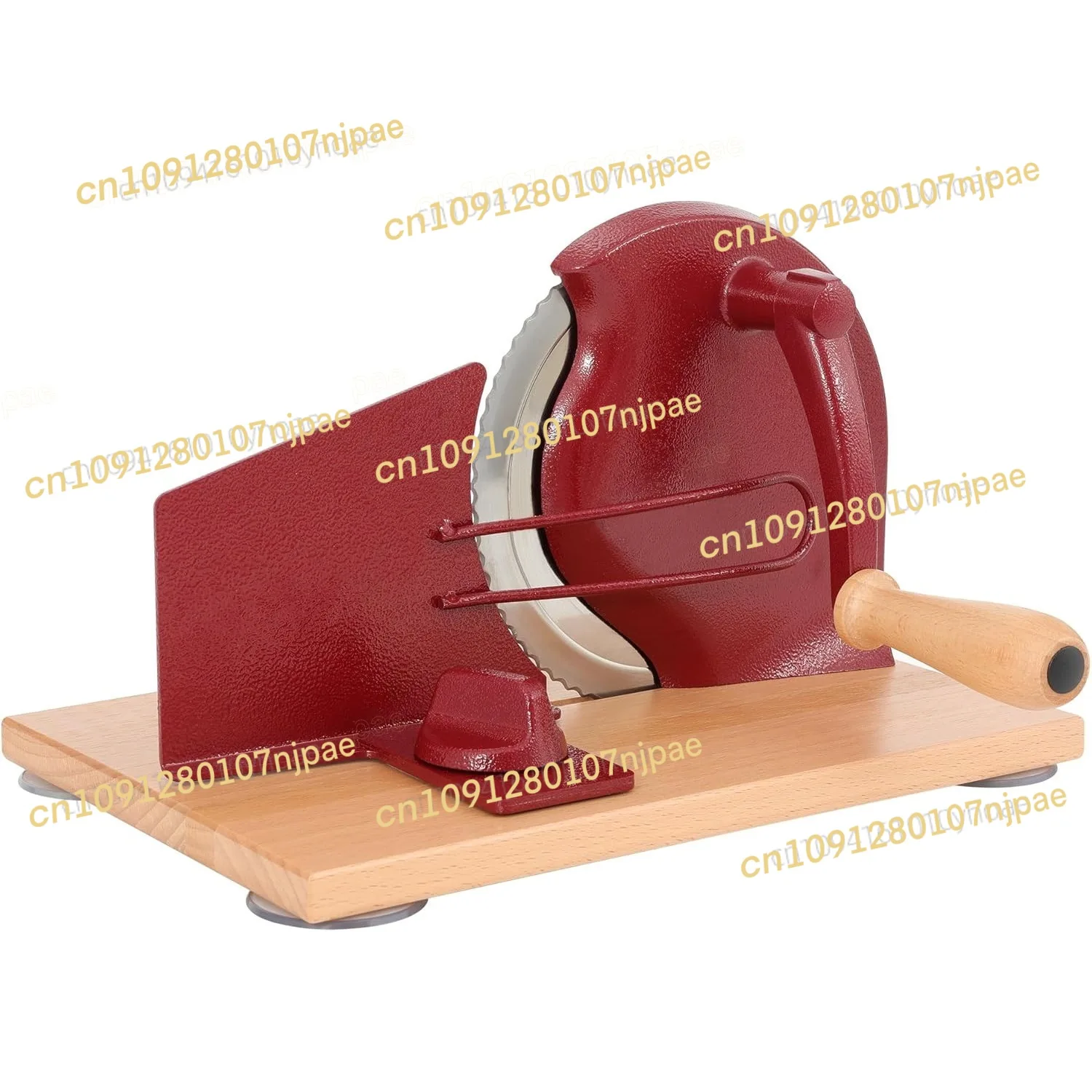 

Classic hand crank bread slicer