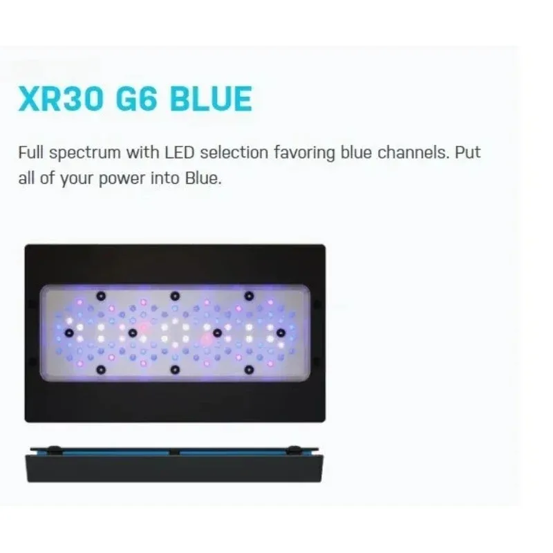 

Ecotech Radion XR15 XR30 G5 G6 Pro BLUE Sea Coral Lamp LED Reef Aquarum Light