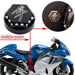 For SUZUKI HAYABUSA 1999-2022 Motorcycle Swingarm Bolt Frame Cover Accessories Aluminum Protector Hex Ball Cut Cap Protector