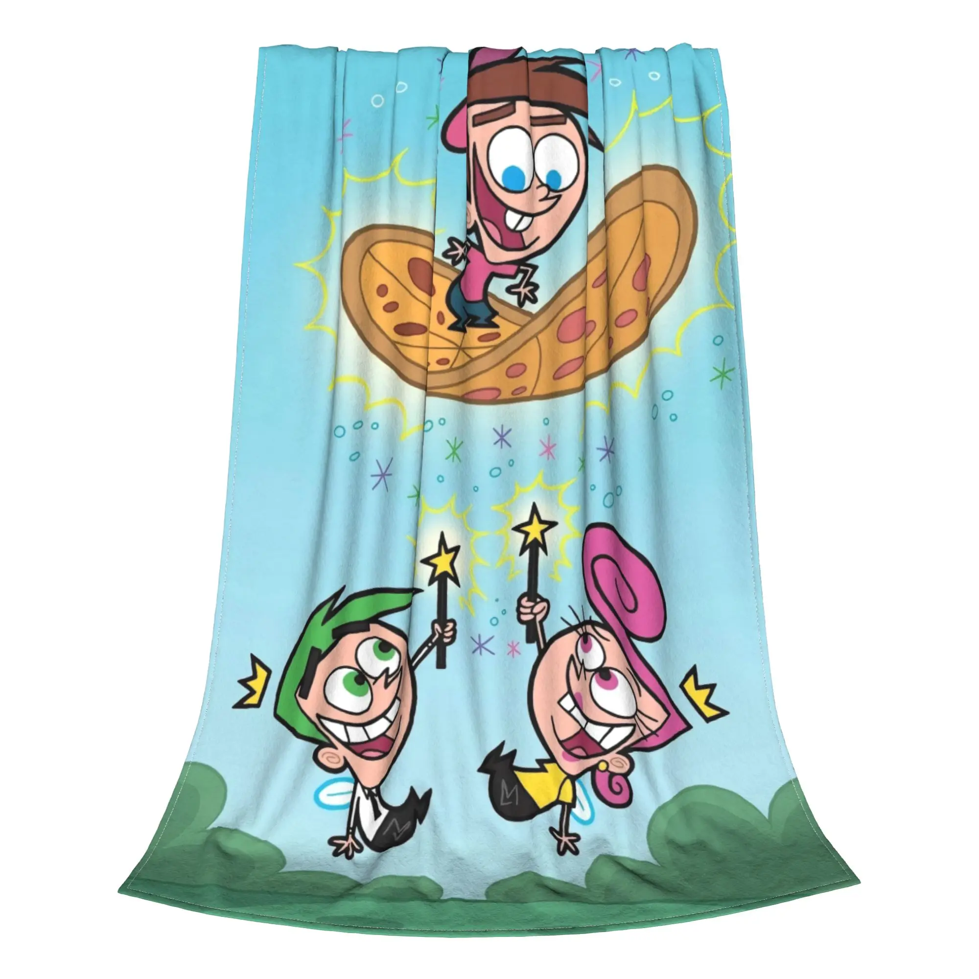 Fairly OddParents Blanket All Season Fairly OddParents  Cute Super Warm Throw Blankets For Bedding Travel Bedding Throws