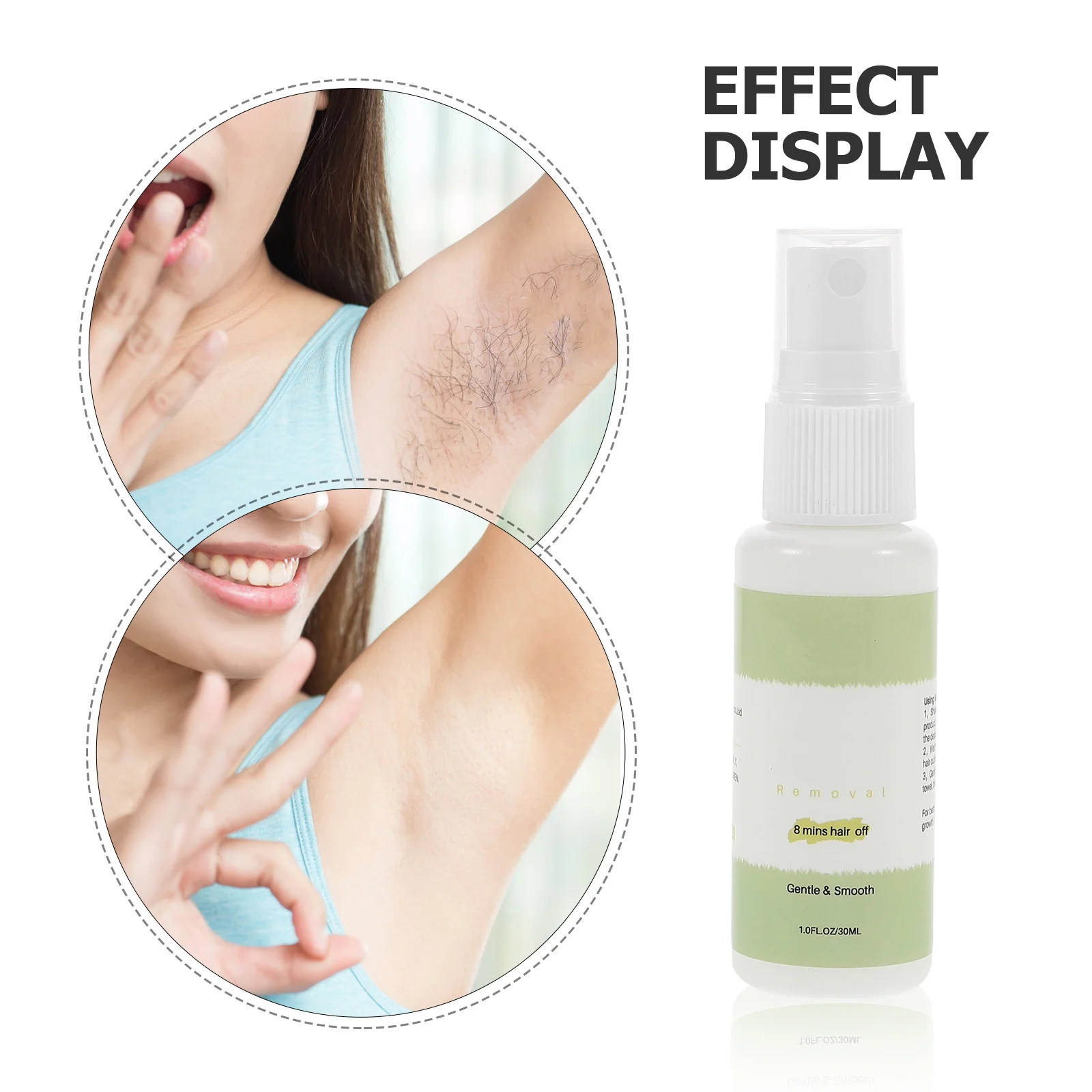 สเปรย์กำจัดขนตามร่างกาย ครีมโฟมสำหรับผิวบอบบาง บริเวณใบหน้า แขน บริเวณบิกินี่ ไม่มีสารตกค้าง โกนได้ง่ายและรวดเร็ว สำหรับทุกเพศ