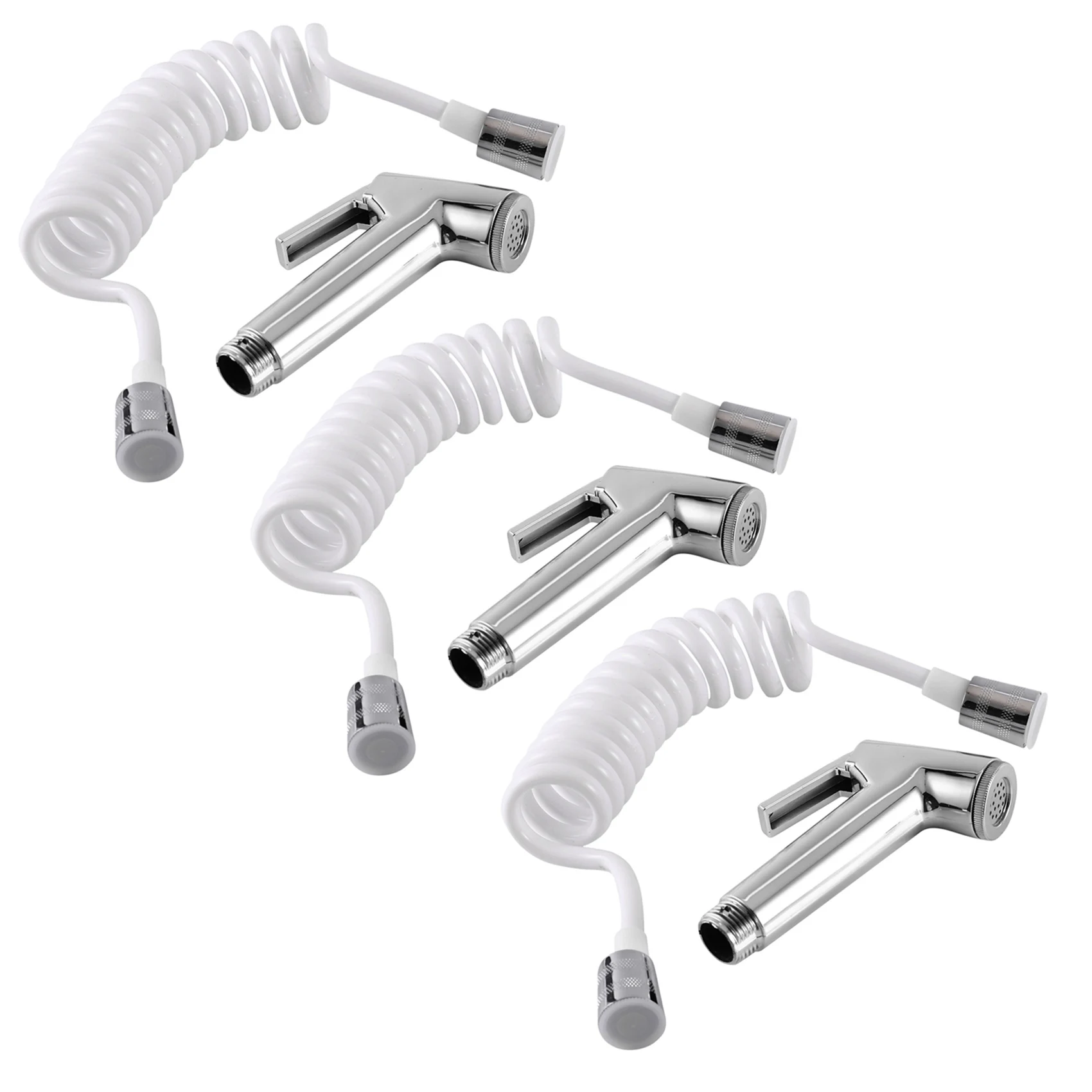 75STO-2X Handheld Shower Head Douche Toilet Bidet Spray Wash Jet Shattaf With Spring Hose