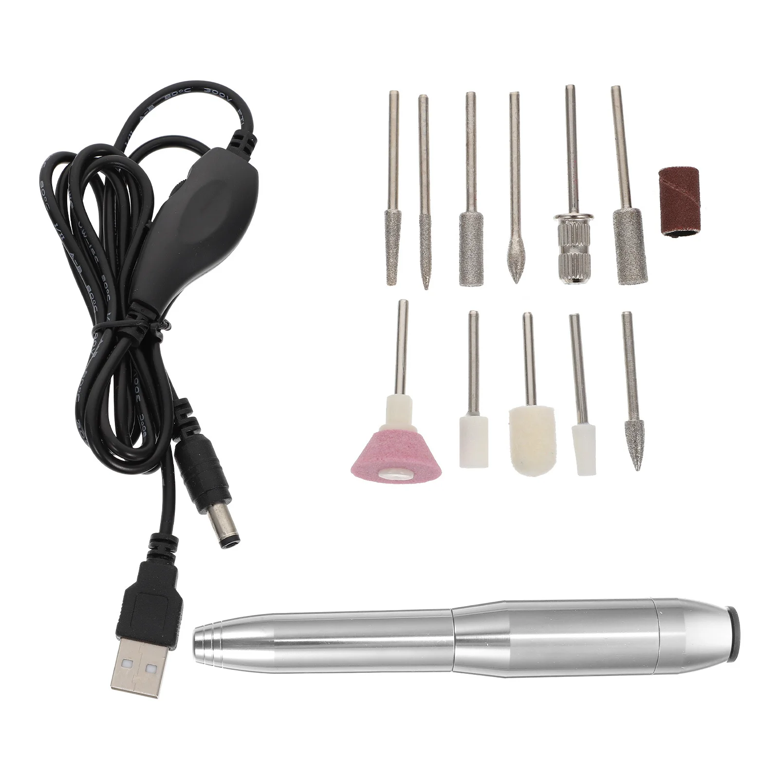 

1Set Electric Nail Drill Portable Manicure Machine Kit Lightweight Adjustable Speed Polishing Nail File Drill Kit with Multiple