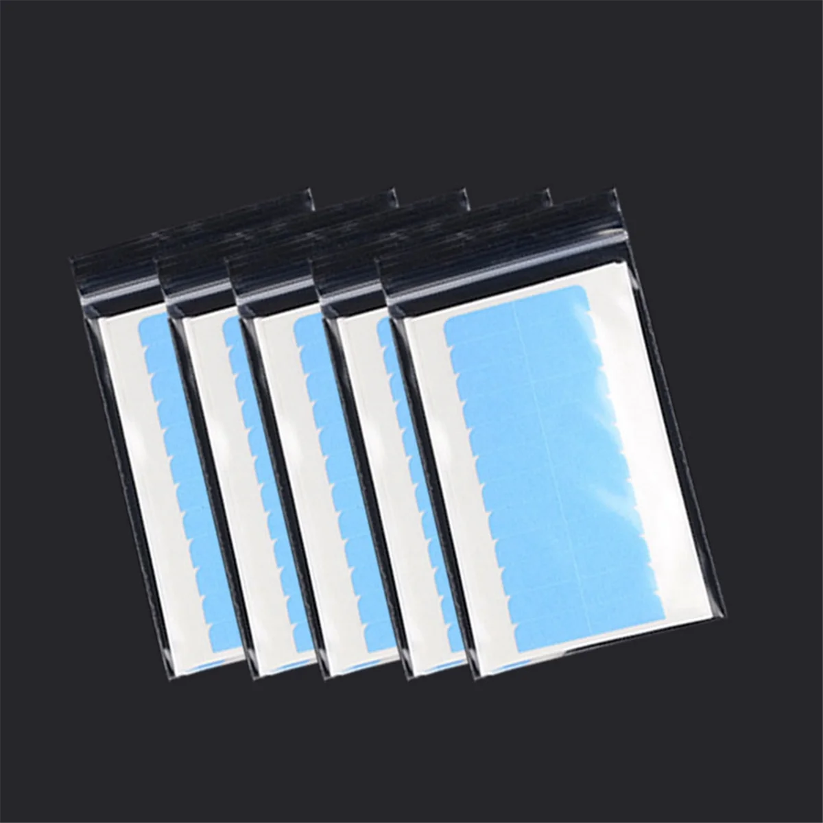 شريط شعر مستعار أزرق مزدوج الجوانب من ABGN لشريط لاصق للشعر المستعار من الدانتيل الأمامي فائق القوة شعر مستعار غراء علامات تبويب صغيرة