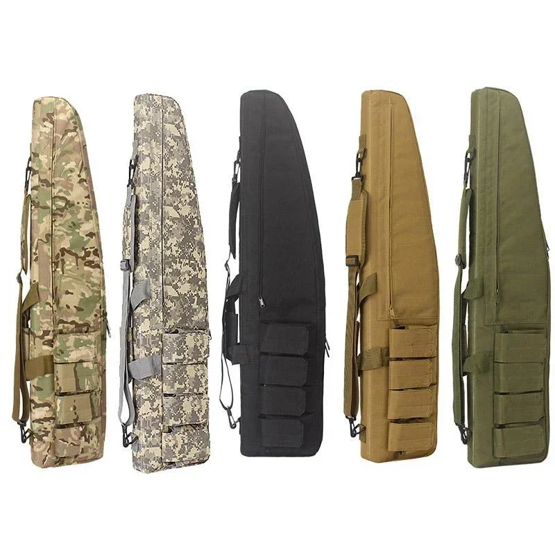 70cm 95cm 118cm Tactical Gun Storage Bag Outdoor Shooting Hunting Shotgun Heavy Duty Carry Case Rifle Shoulder Bag with Pad