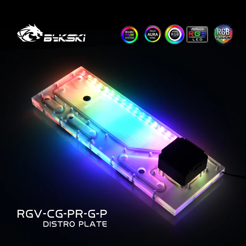 BYKSKI Acrylic Tank use for COUGAR Panzer-G Computer Case / Combo DDC Pump Cool Water Channel Solution RGV-CG-PR-G-P