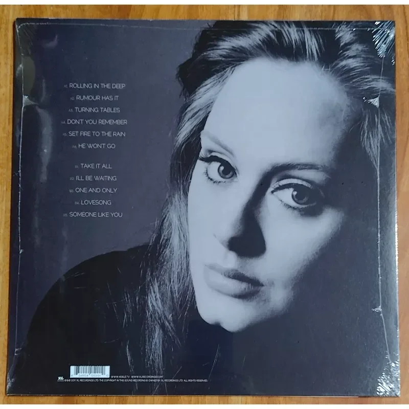 Genuine in Stock Vinyl Record LP for Adele 21 12 Inch LP Turntable Compatible Phonograph