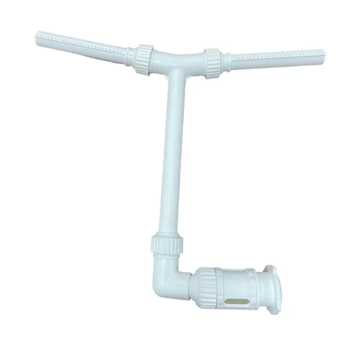 Imagen 2 del producto Fuente de agua de doble pulverización para piscina, rociador de piscina de cascada ajustable, soporte creativo para fuente rociadora de piscina