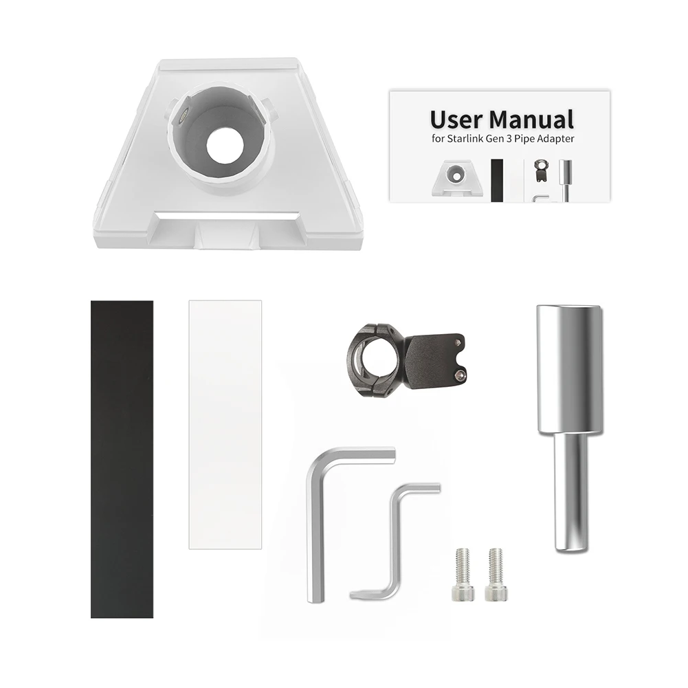 Soporte de escalera para StarLink Gen 3 RV, montaje de estante de techo, Kit de montaje