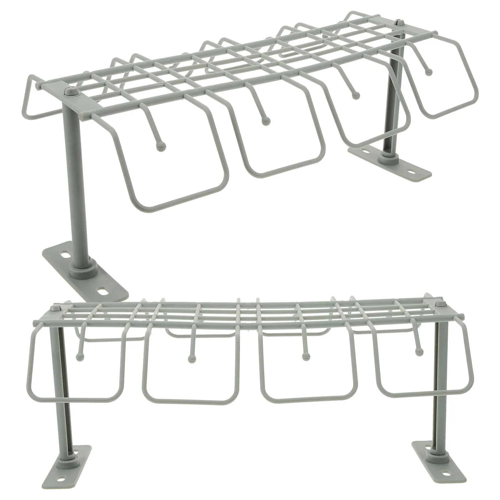 

2pcs Desk Cable Organizer Rack Under Desk Shelf Wire Management Tray For Cord Storage Cable Management Solution