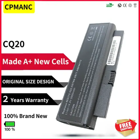 CPMANC Laptop Battery For HP Compaq CQ20 2230s 2230b CQ20-100 HSTNN-XB77 HSTNN-OB84 HSTNN-DB77 HSTNN-I53C NBP4A112 HSTNN-XB84