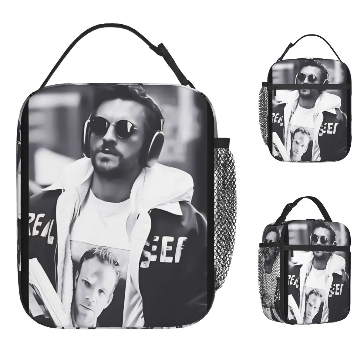 Jonathan Bailey Lunch Bag Picnic Lunch Box For Women Fashion Print Thermal Lunch Bags Oxford Portable Cooler Bag
