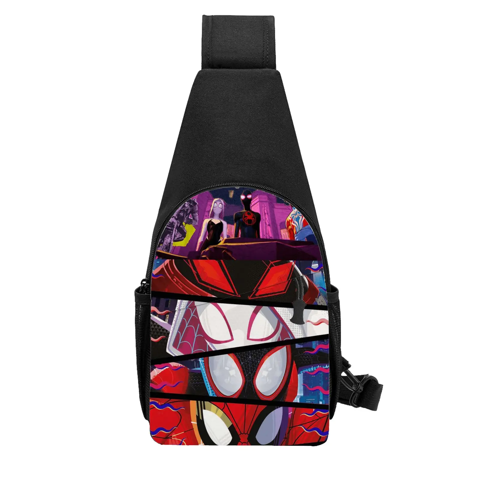 

1pc Spider-Man Across the Spider-Verse Chest Sling Bag Adjustable Strap