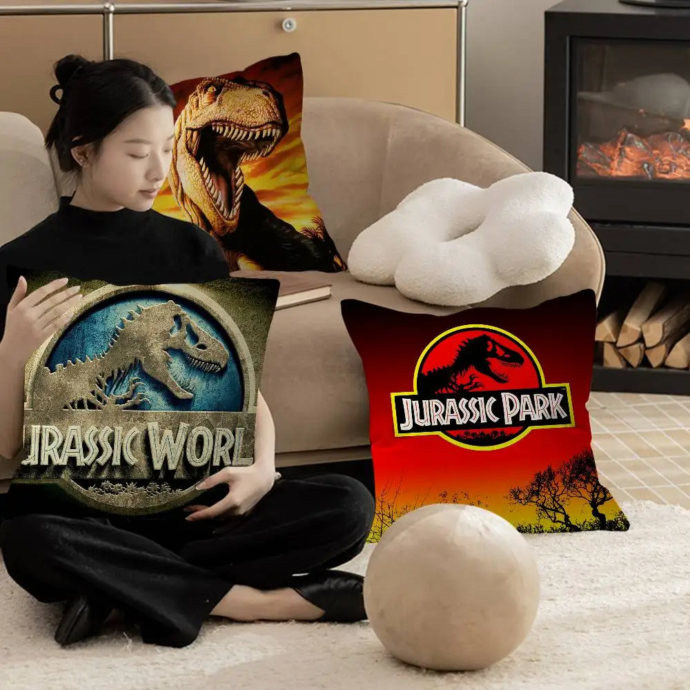 

Jurassic Park Personalized Pillow Cover Kids Bedroom Wild Party Decor Pillowcase Kid Birthday Shower Gift