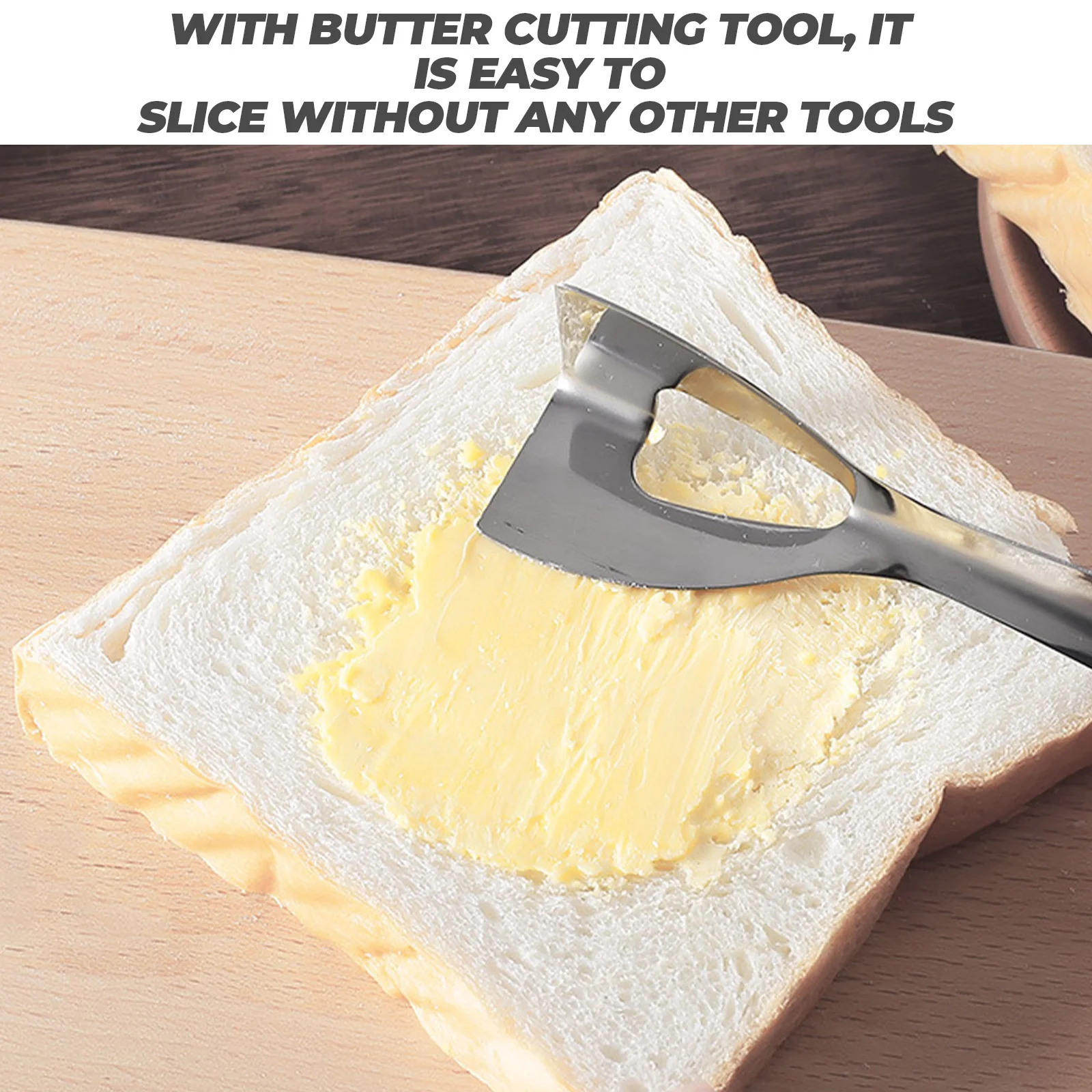 Set Portaburro con Accesso Conveniente, Utensile da Taglio Incluso, Materiale Sicuro, Contenitore per Burro e Formaggi