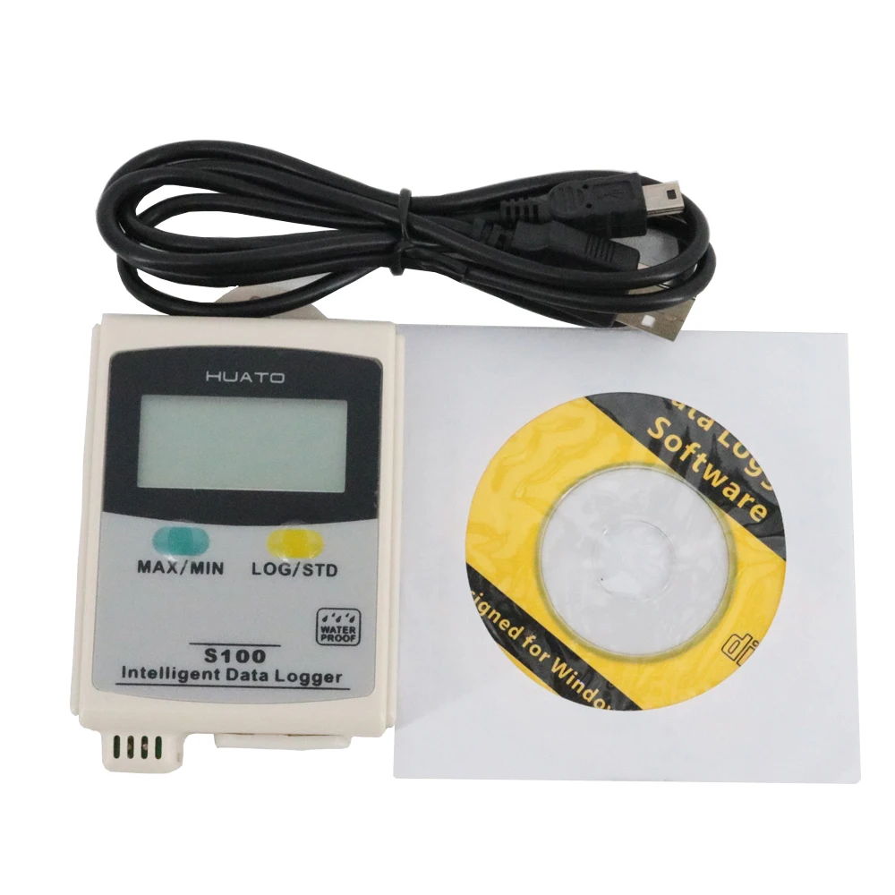 S100-TH Temperature and Humidity Data Logger Recording Rate 2 s ~ 24h LCD display for high/low and last reading