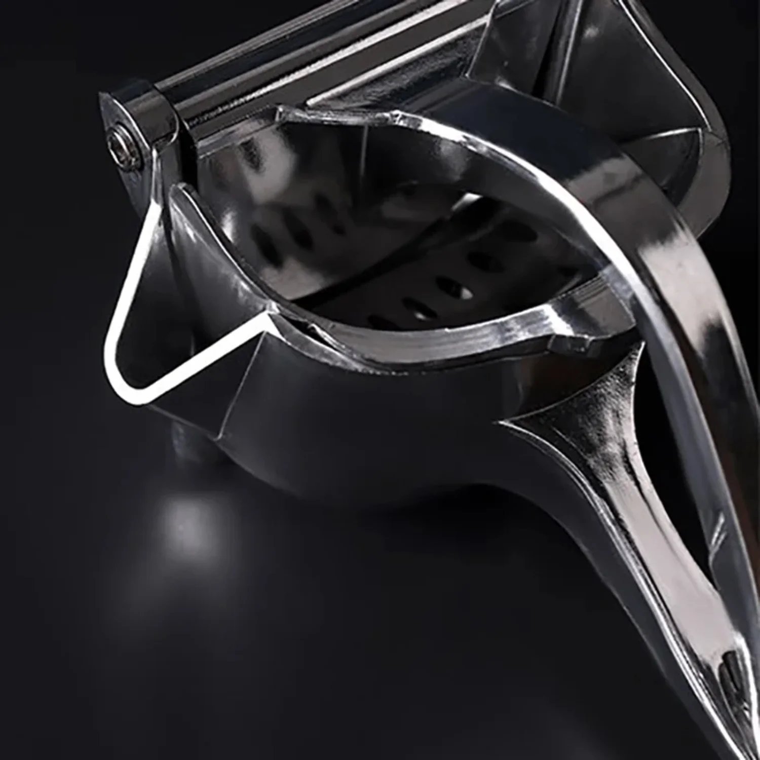 편리한 다기능 실버 알루미늄 합금 수동 주방 도구 - 1Pcs 휴대용 주스 압착기