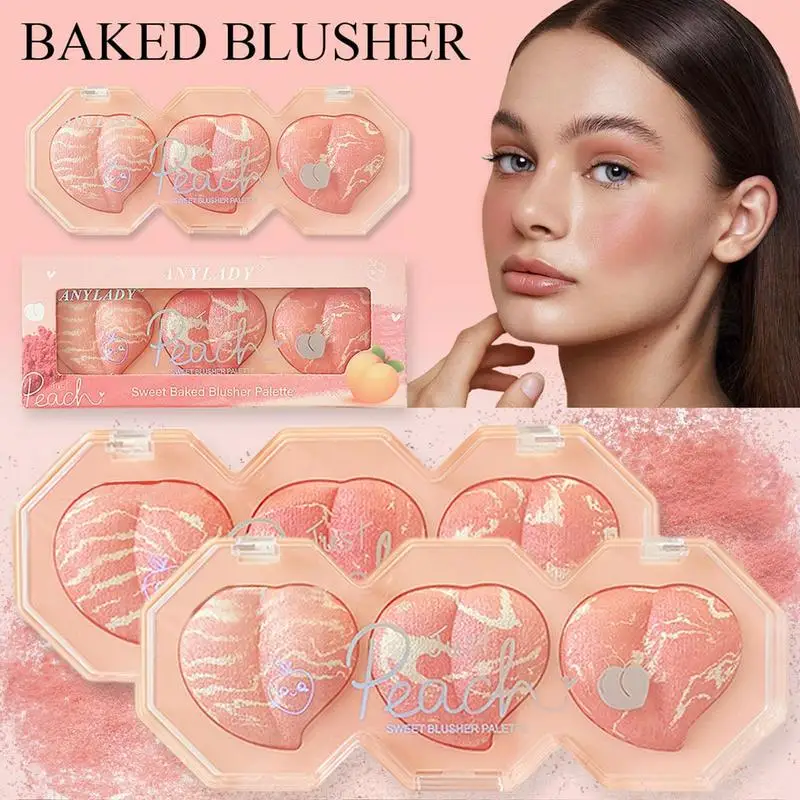 Blush Palet Matte Poeder Blush Oogschaduwpalet Accentueren Blush Palet Multifunctionele Blos Voor Wangen Face Blush Contour