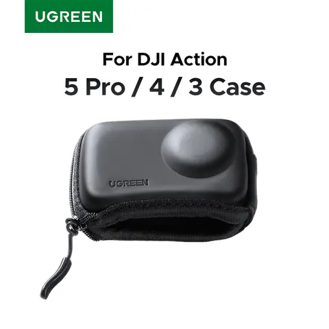 DJI Osmo Action 5 Pro/4/3 스포츠 카메라 가방 액션 카메라 파우치 하프 오픈 퀵 릴리스 보호 케이스 용 UGREEN 카메라 가방
