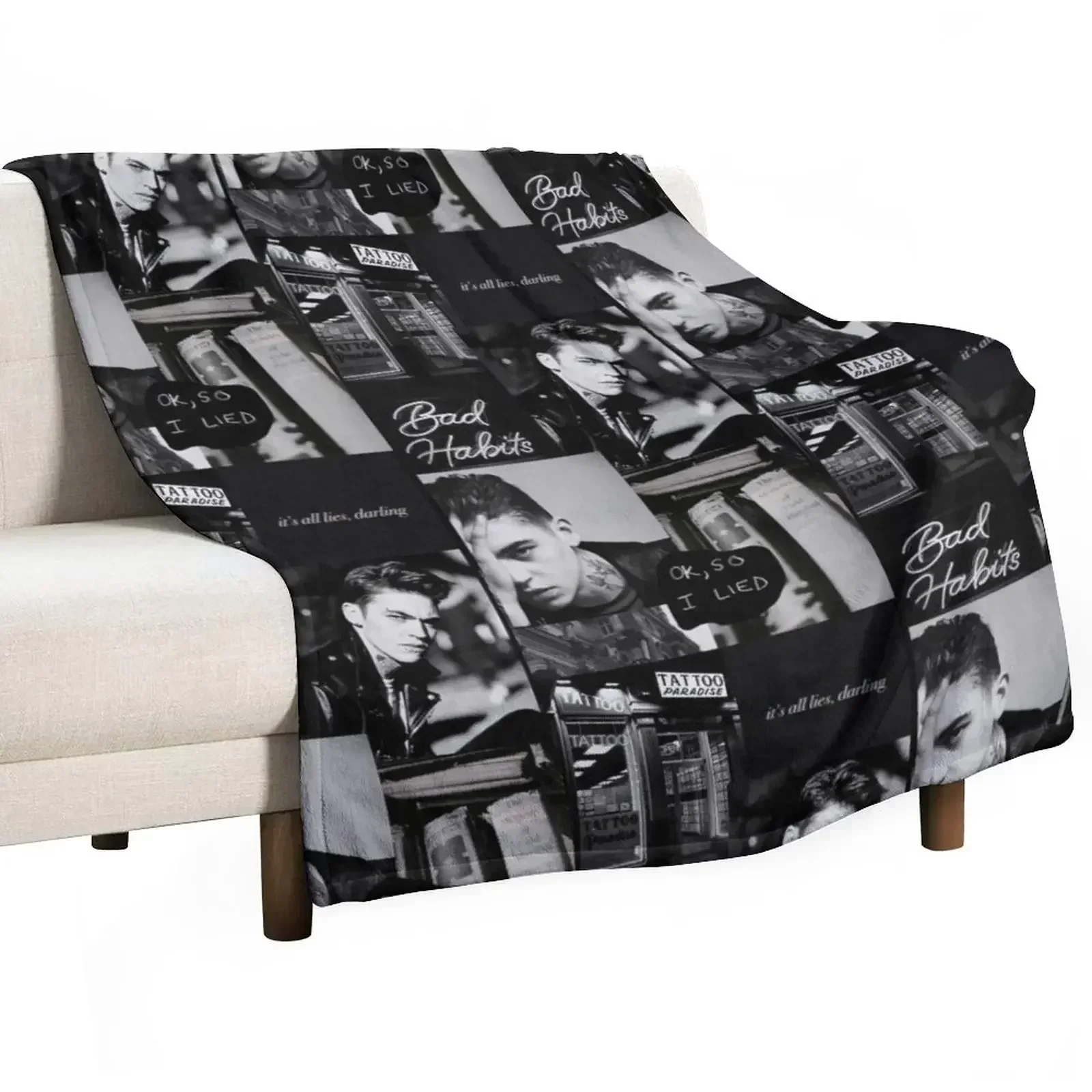 

Hardin Scott/Hero Fiennes-Tiffin Bad Habits /After Throw Blanket Outdoor Soft Blanket for Picnic Beach Camping