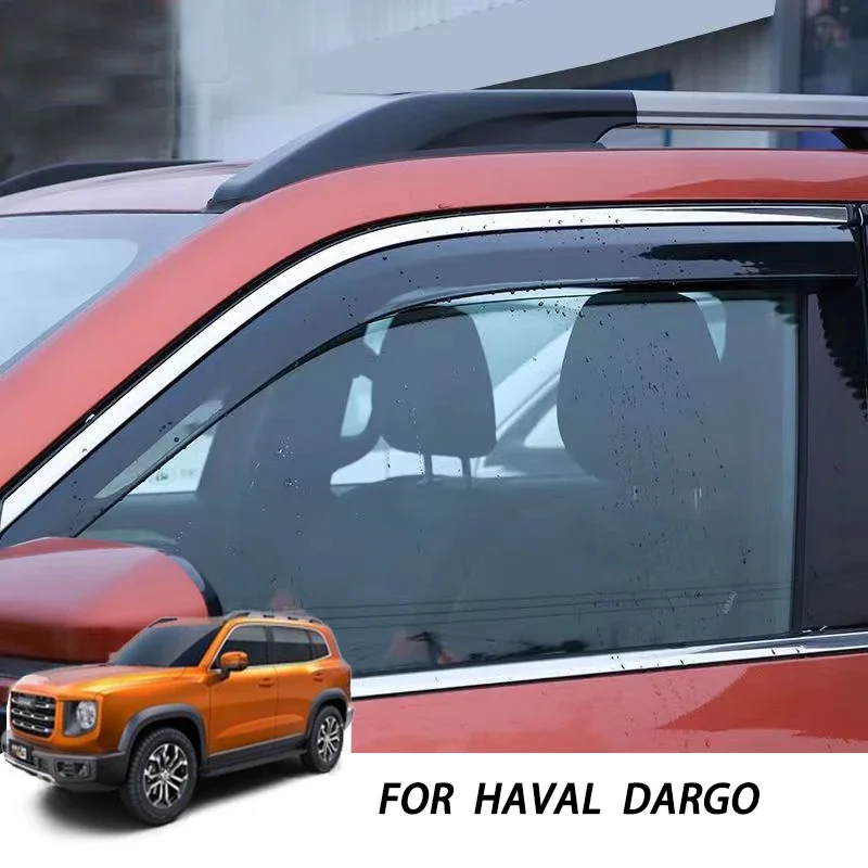 

Car Windows Rain Shelter Shield Window Visor Window Deflector Protection Trim Sun Visor For Haval Dargo 2021 2022