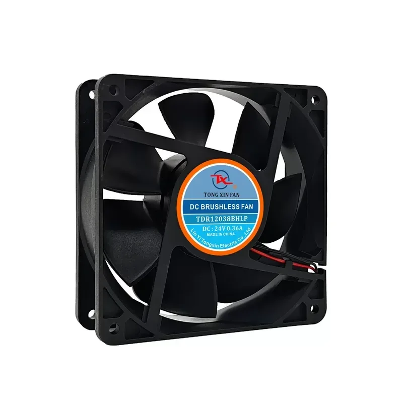 for TDR12038BHLP 24V 12038 Exhaust Fan Axial Flow Fan for Welding Machine Cabinet Distribution Box Cooling
