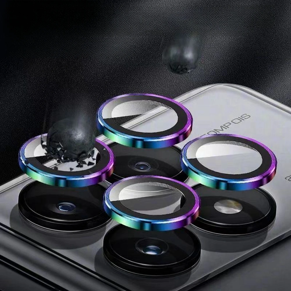 Lens Metal Ring Protector Glass For Xiaomi Poco X6 Pro X6Pro Aluminum Alloy Cover Lens Film For Mi PocoX6 Pro Back Camera Case