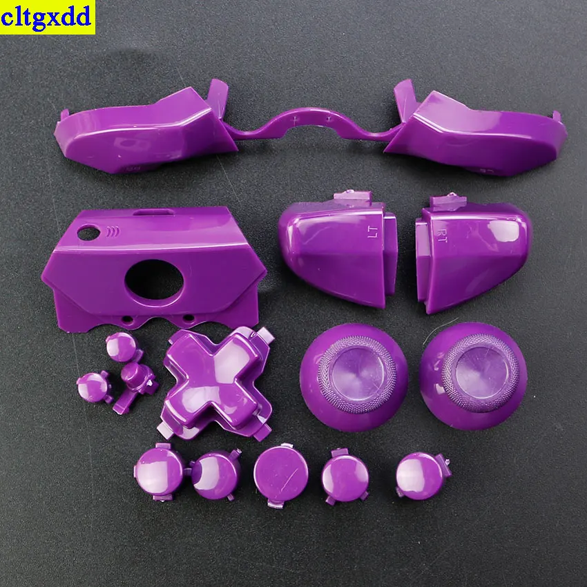 Cltgxdd Xbox One 엘리트 컨트롤러 범퍼 트리거 단추, 교체 D-패드 LB RB LT RT 단추 키트, 1 세트