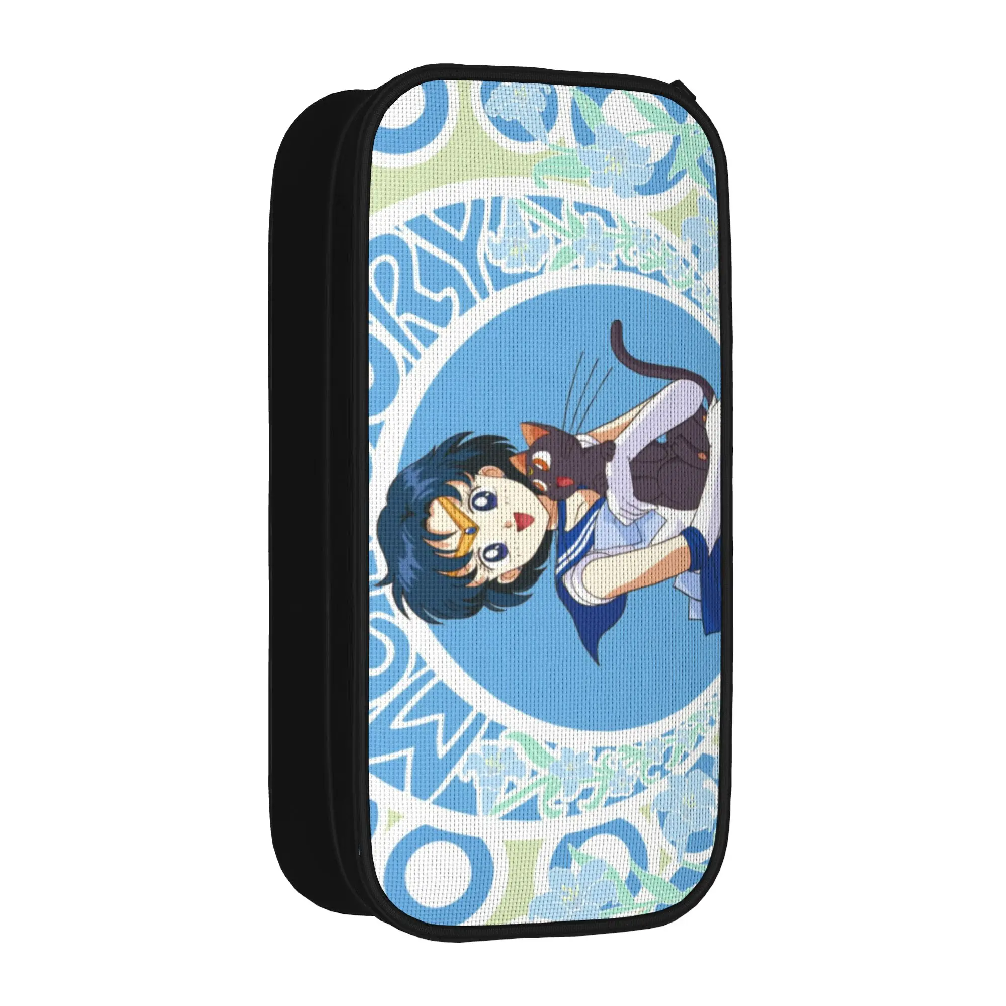Sailors Moons Anime Federmäppchen, klassische Stiftbox-Taschen für Mädchen und Jungen, großes Fassungsvermögen, Schulbedarf, Federmäppchen mit Reißverschluss