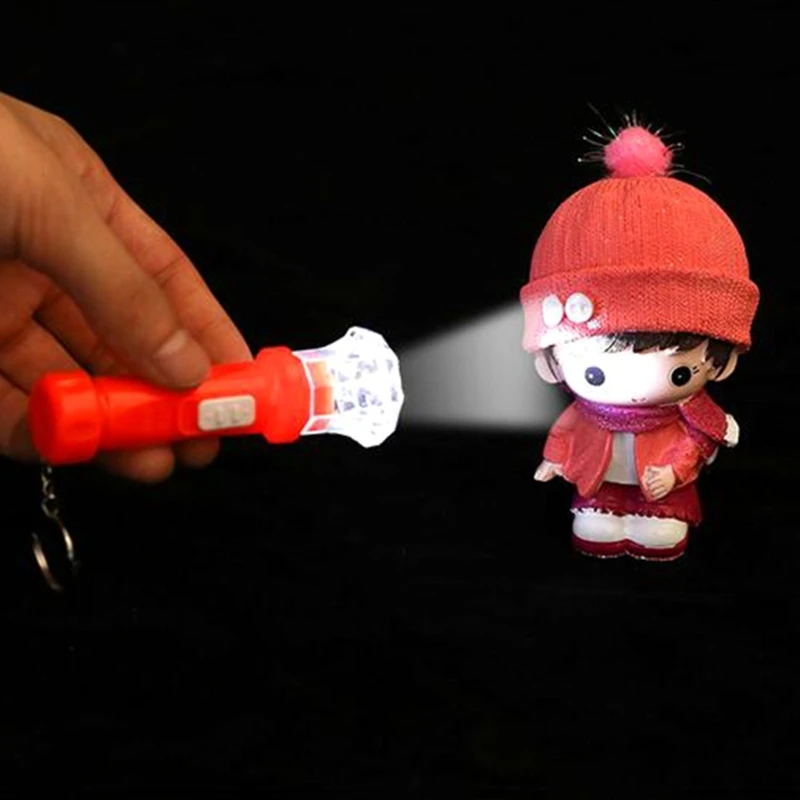 10 Pieces Mini Led Flashlight Keychain Portable LED Flashlight for Camping