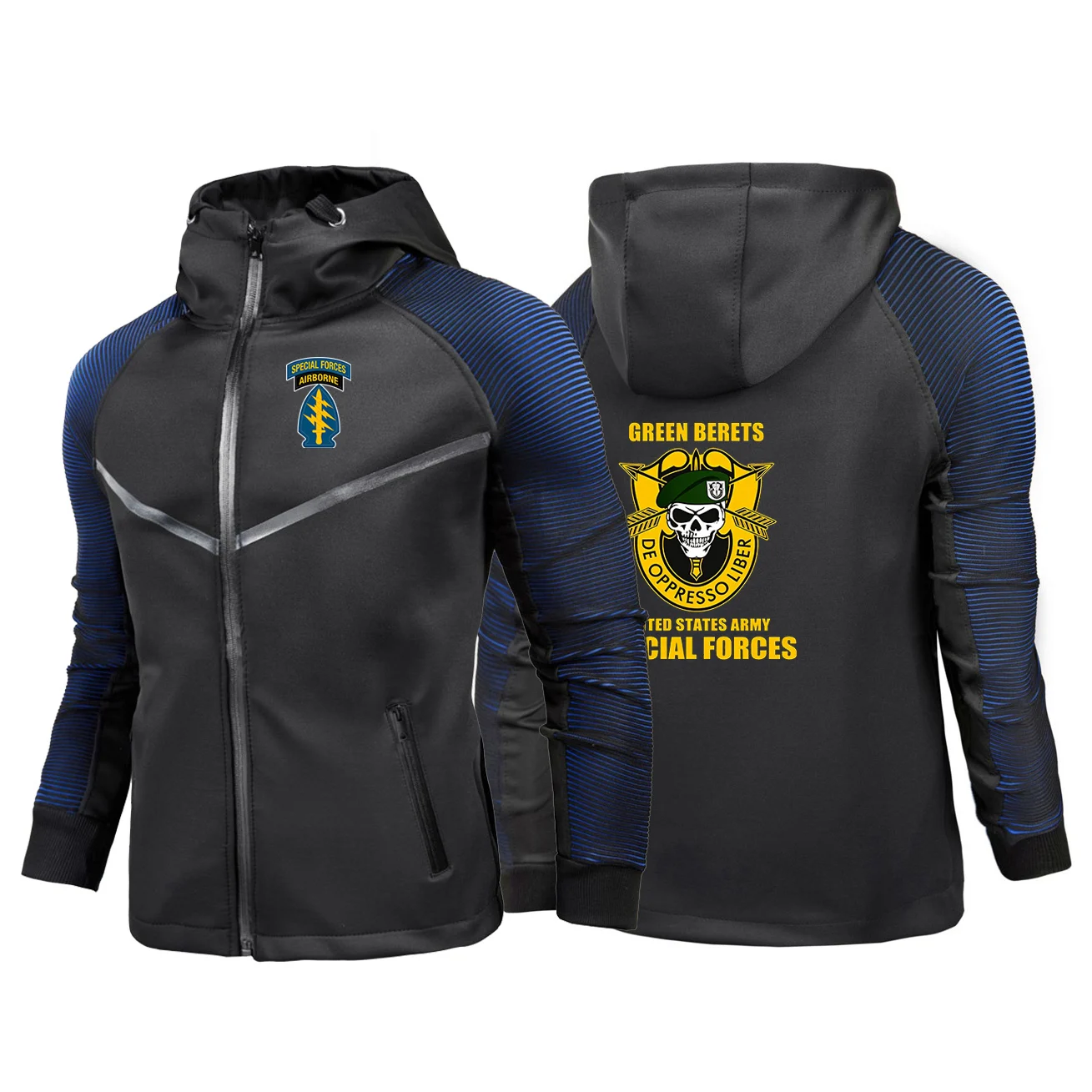 Special Forces Group Airborne Military 2026 Fashion Versatile Hoodies Spring Autumn Simple Leisure Jacket Men's Comfortable Coat