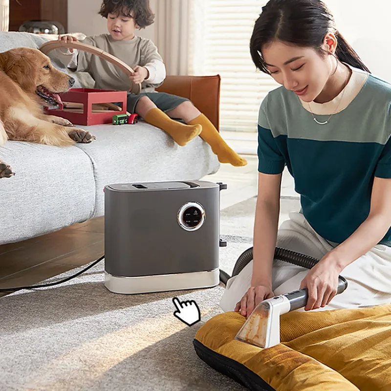 220V Fabric Sofa Cleaning Machine High-temperature Steam Spray Suction Integrated Carpet Curtain Mattress Steam Cleaner