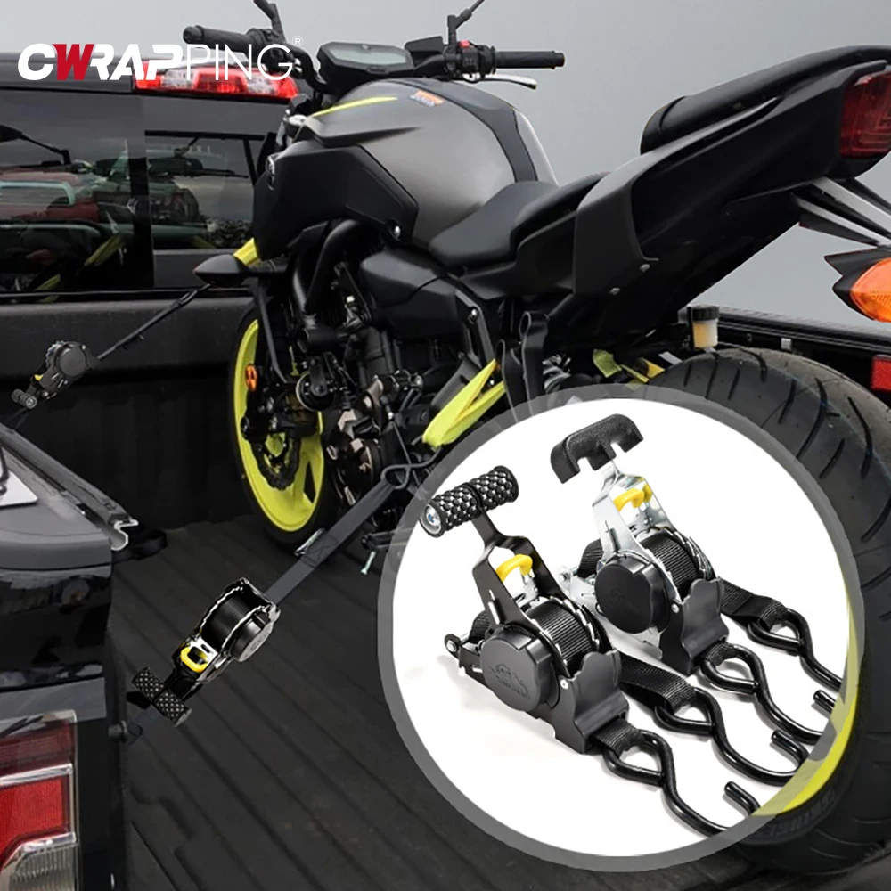 

Heavy-duty Trailer Hook Ratchet with Automatic Telescopic Wheel Strap Shrink Buckle Truck Motorcycle Luggage Truck Binding Tool