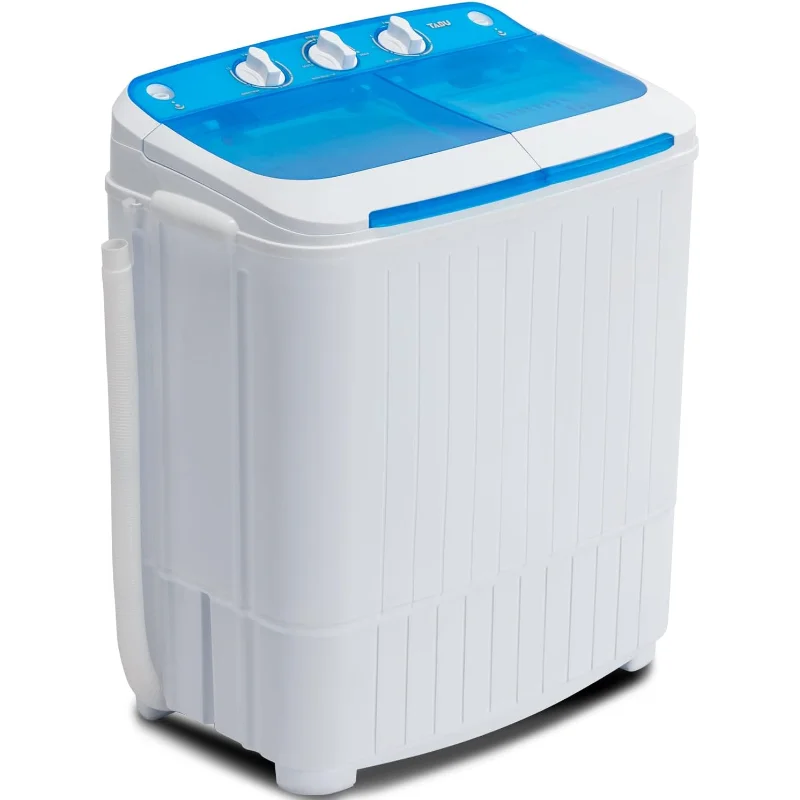 

Портативная стиральная машина TABU 17,6 фунтов, компактная стиральная машина, мини-стиральная машина, стиральная машина с двойной ванной и губкой, идеально подходит