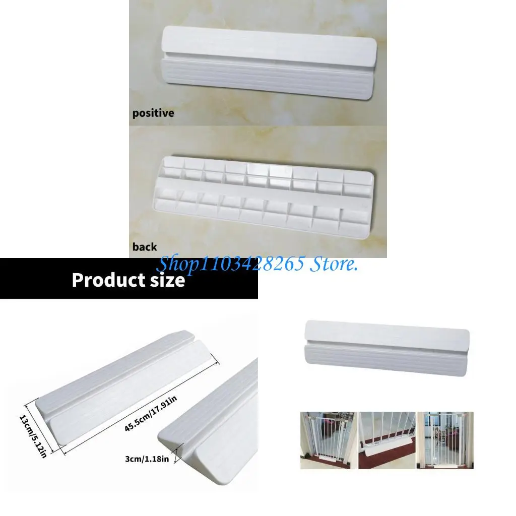 

Safety Door Fixator with Anti Kick Pedals Pet Fence Stabilizers Safety Door Guard Gate Accessory for Pet & Child Gate G2TE