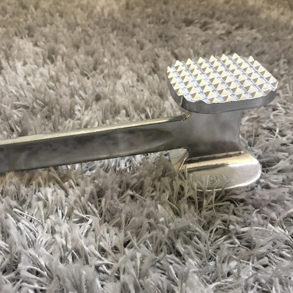 

Small Aluminium Alloy Meat Tenderiser Hammer Professional Steak Tenderizer Hammer for Beef Chicken Kitchen Tool Rustproof
