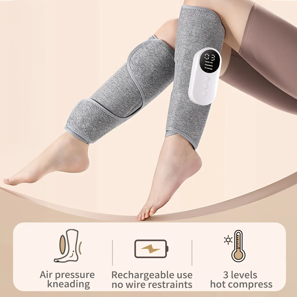 Leg Massager 360° Air Pressure Calf Massager Electric Leg Massager Machine Household Massage Device Hot Relax Leg Muscles